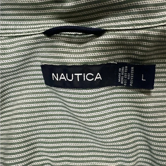 Nautica Long Sleeve Dress/Casual Shirt - Picture 5 of 11